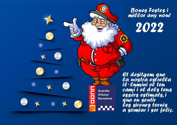 CCOO-GUB us desitgem molt bones festes de Nadal i feliç any 2022!!!